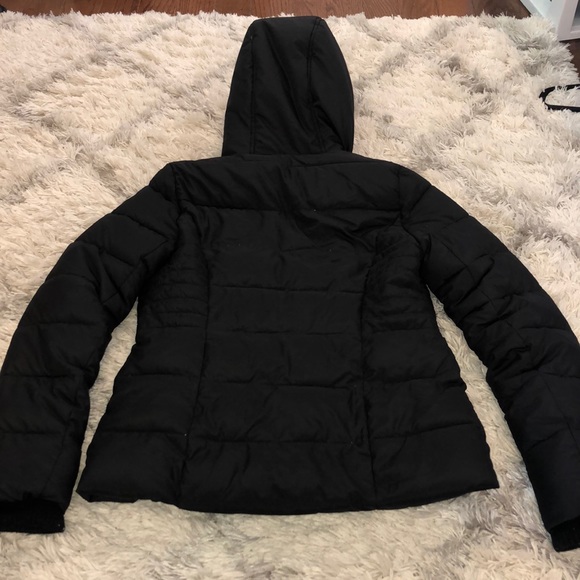 Abercrombie & Fitch Womens Black Down Jacket - Picture 4 of 5